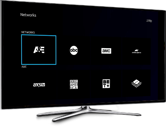 A TV showing DIRECTV On Demand